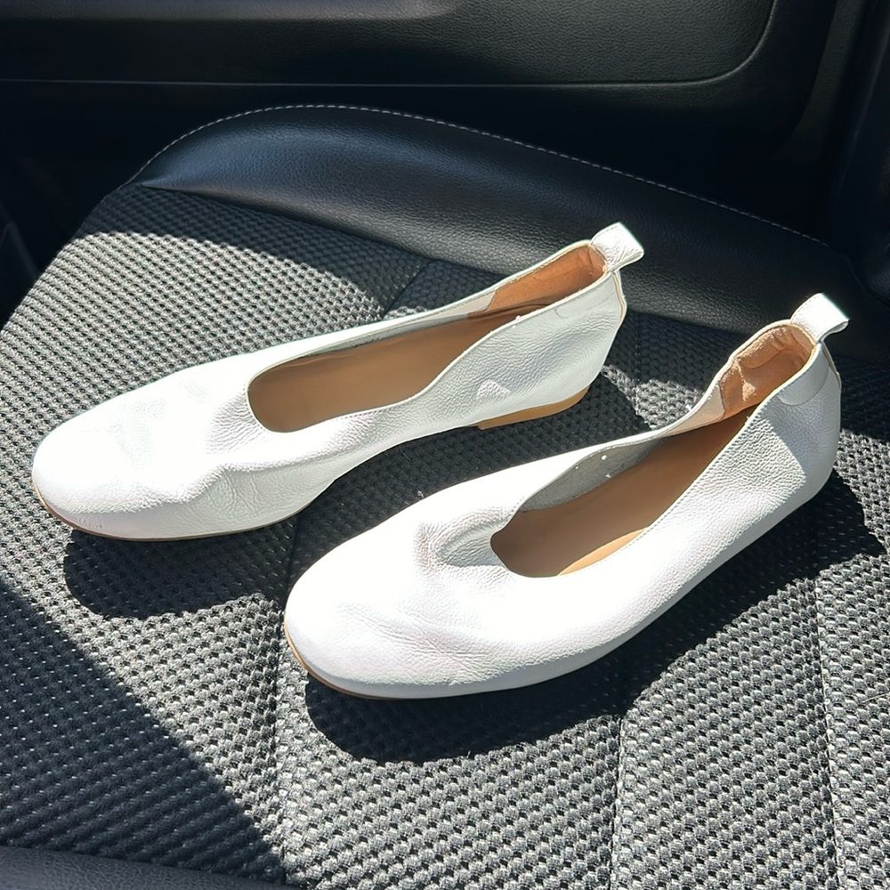 Everlane White Leather Shoes